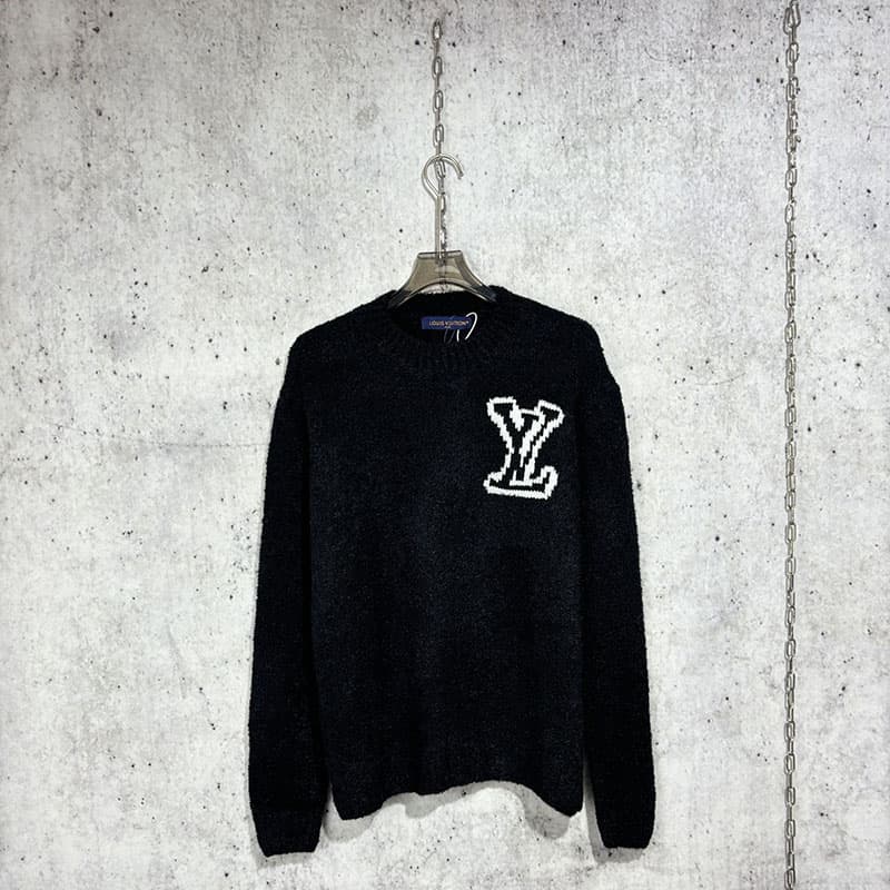 루이비통 24ss LV 인따르시아 울 블렌드 크루넥