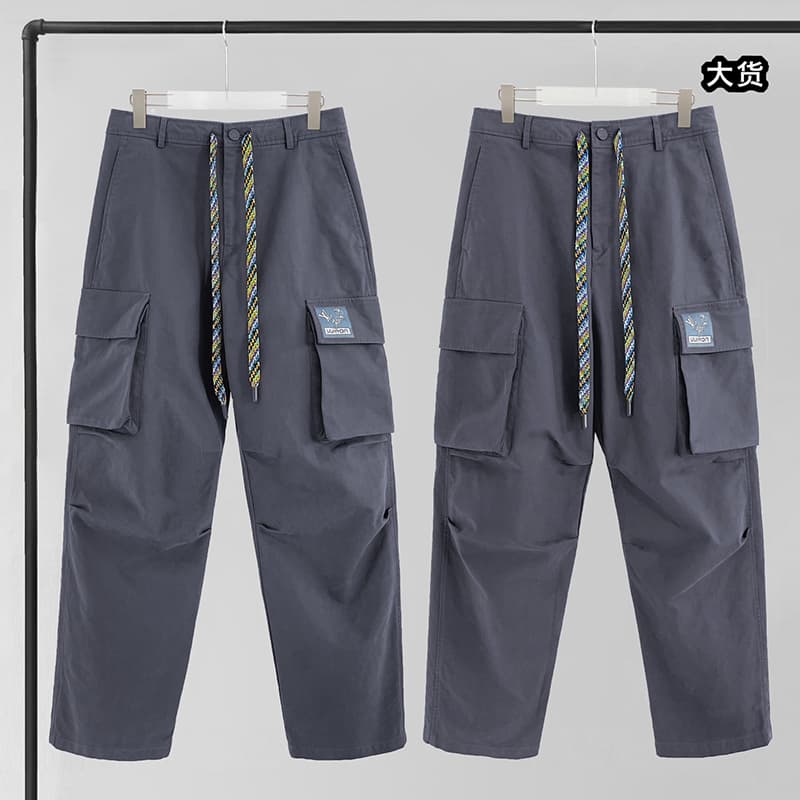 루이비통 GOTS 오가닉 코튼 릴랙스드 카고 팬츠