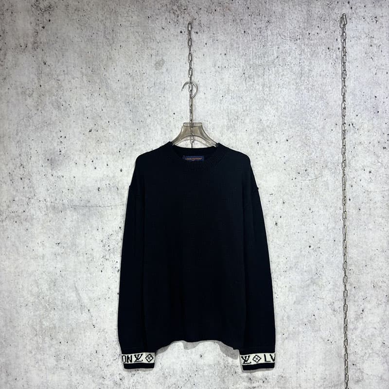 루이비통 LV 커프스 캐시미어 크루넥