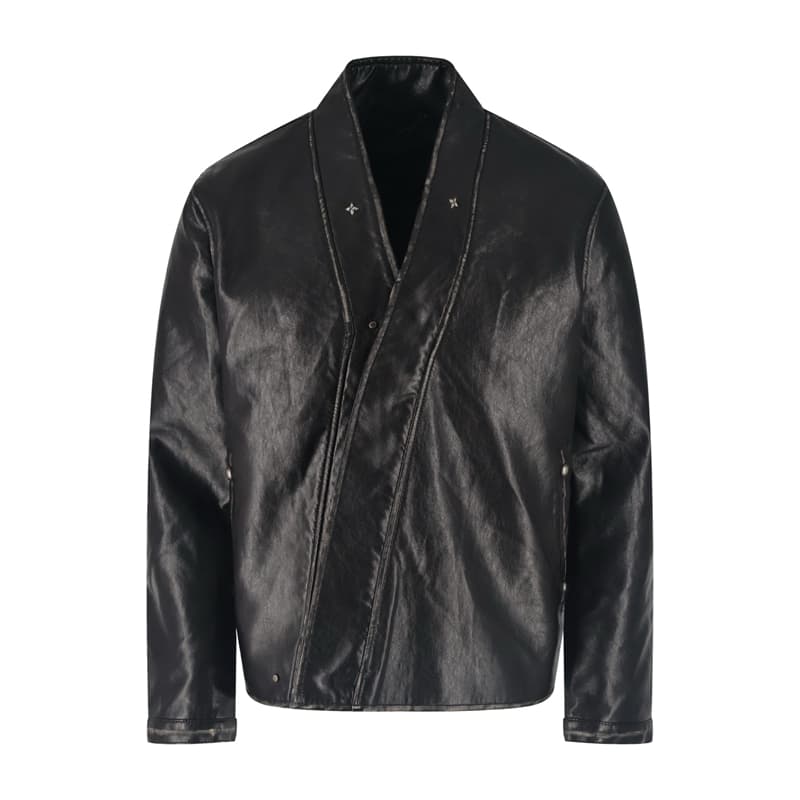 루이비통 x 니고 레더 가라테 기모노 자켓