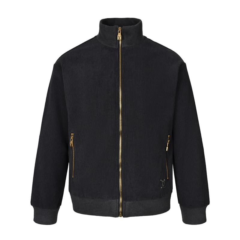 루이비통 x 박서보 코튼 벨벳 크랙 집업 자켓