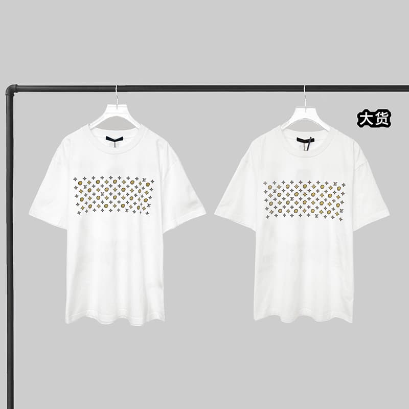 루이비통 x CPFM 모노그램 스마일 반팔 티셔츠