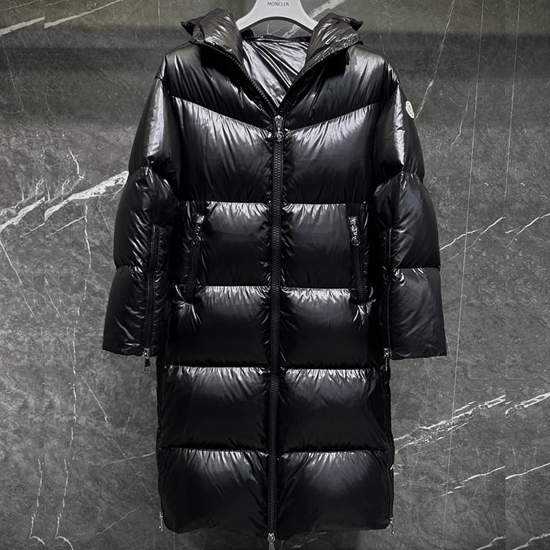 몽클레어 후페롱 롱 다운 패딩 자켓