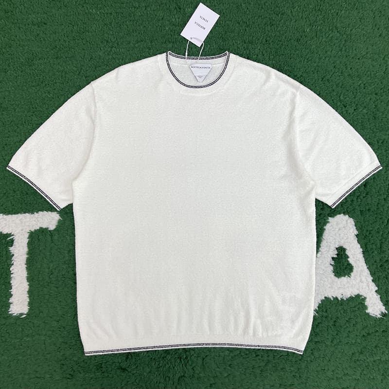 보테가베네타 코튼 부클레 탑