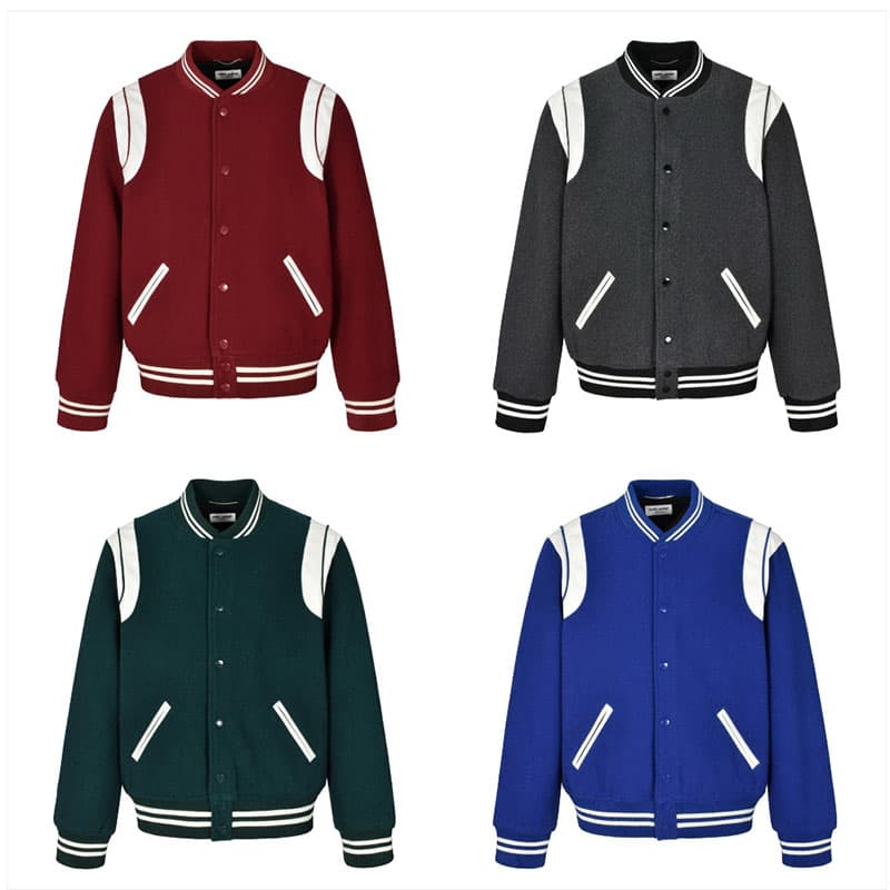 생로랑 울 테디 자켓