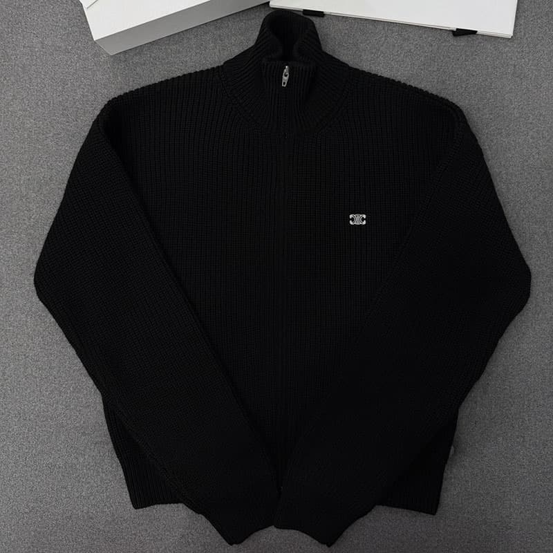 셀린느 트리옹프 트러커 스웨터