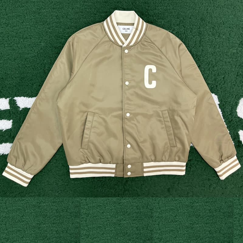 셀린느 파리 라이트 웨이트 나일론 테디 자켓