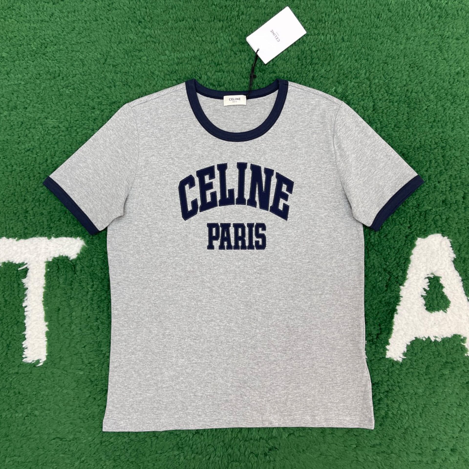 셀린느 24SS 파리 70’S 로고 프린팅 반팔 티셔츠 “2COLOR”