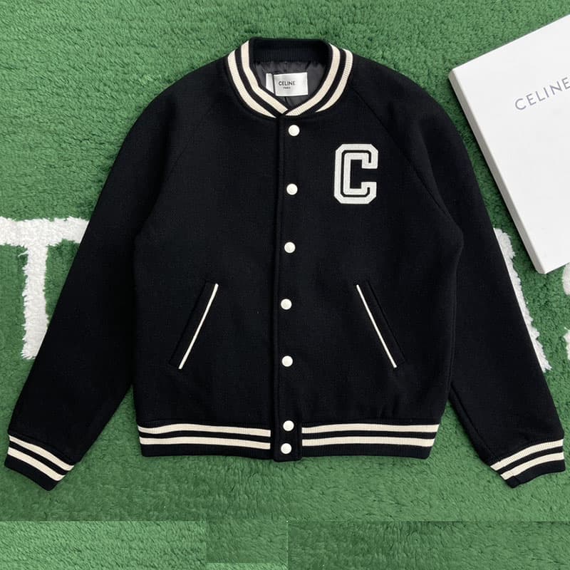 셀린느 C로고 테디 자켓