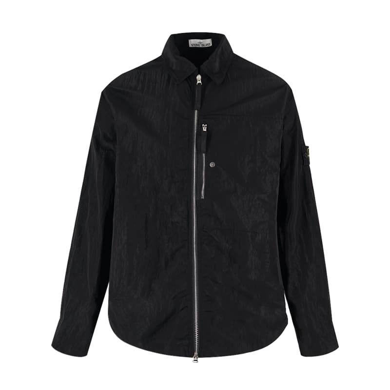 스톤아일랜드 나일론 메탈 셔츠 자켓