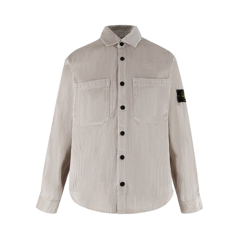 스톤아일랜드 코듀로이 오버셔츠