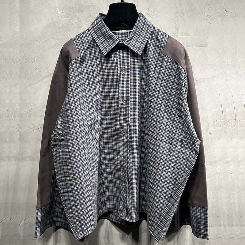 아크네 24FW 체크 플란넬 셔츠