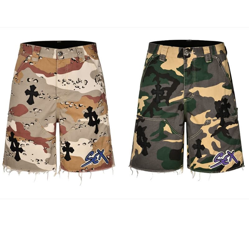 크롬하츠 매티 보이 섹스 레코드 카펜터 숏 팬츠 우드랜드 카모