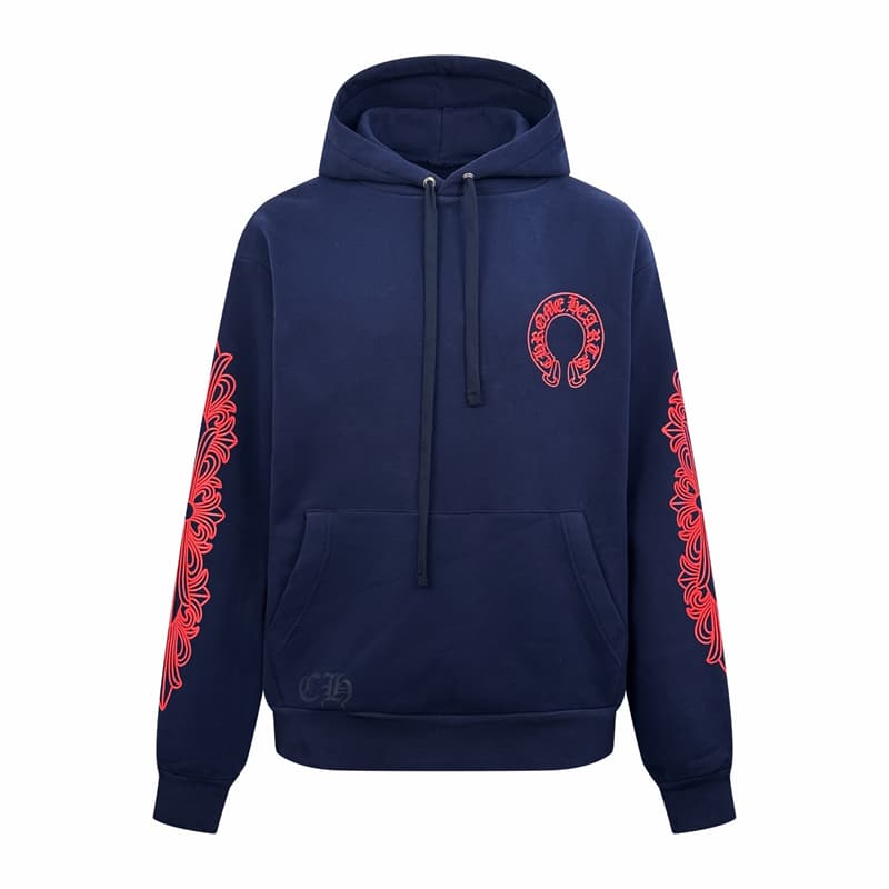 크롬하츠 홀스슈 플로럴 후디