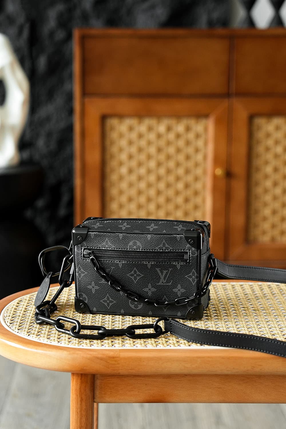 Louis Vuitton Highend Mini Soft Trunk Monogram Eclipse