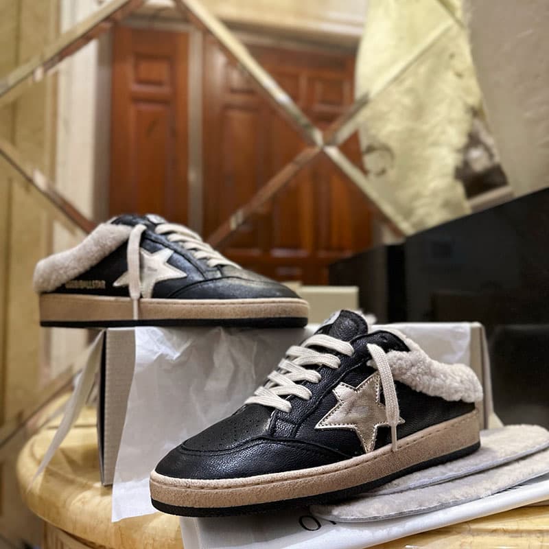 골든구스 볼스타 시어링 뮬