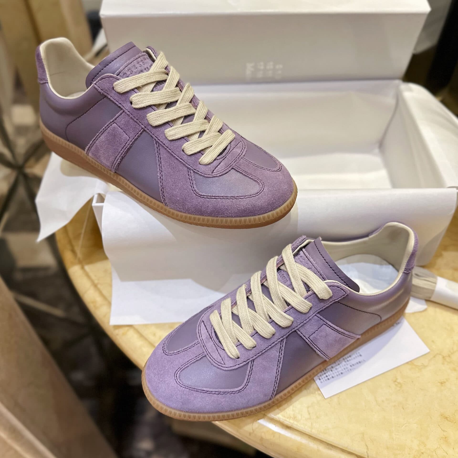 마르지엘라 레플리카 로우탑 라일락 스니커즈 “35SIZE – 40SIZE”