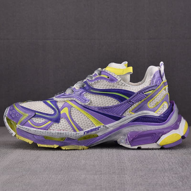 발렌시아가 러너 2.0 라일락/화이트/옐로우