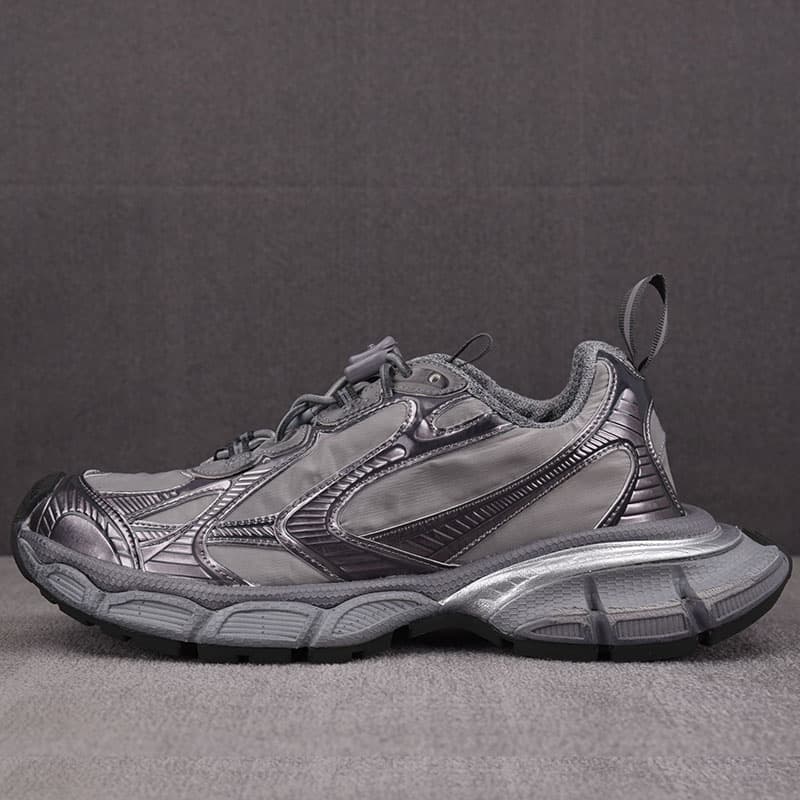 발렌시아가 3XL 스니커즈 나일론 그레이