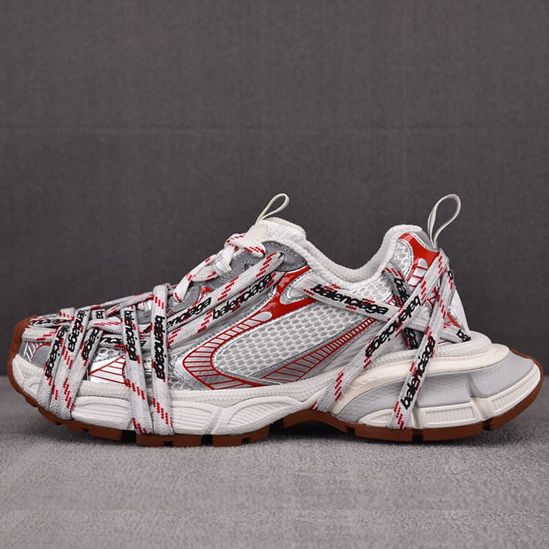 발렌시아가 3XL 익스트림 레이스 스니커즈 그레이/레드/브라운