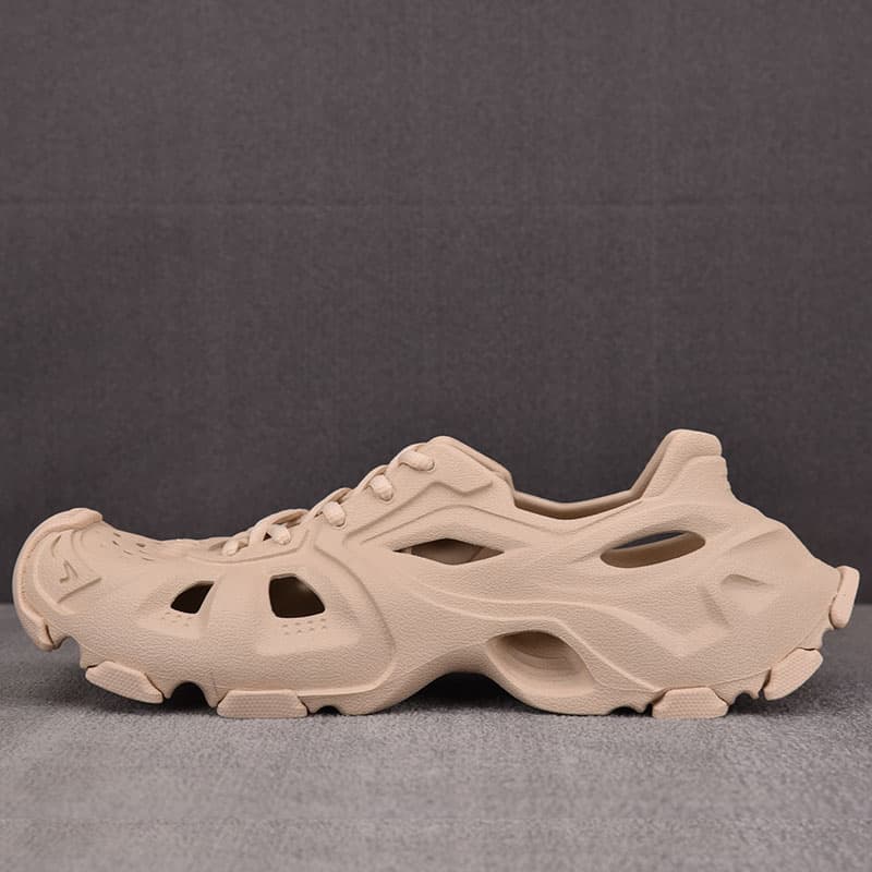 발렌시아가 HD 레이스업 스니커즈 베이지