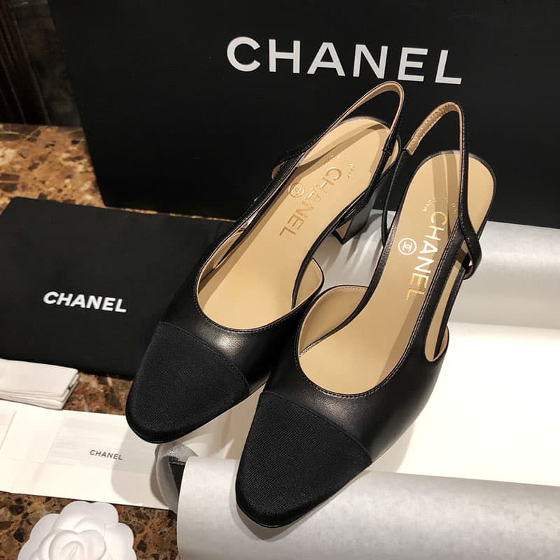 샤넬 투톤 슬링백 7cm