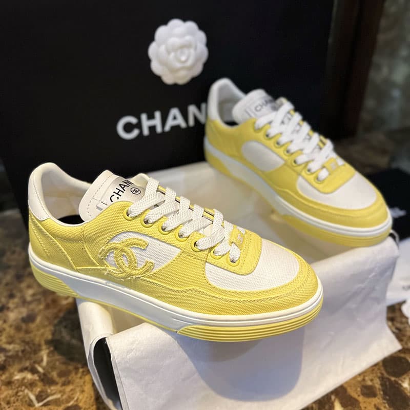 샤넬 24c CC로고 크루즈 테니스 스니커즈