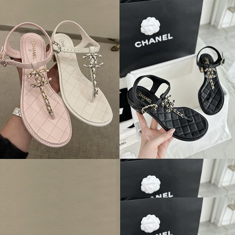 샤넬 24c CC 체인 로고 샌들 3컬러