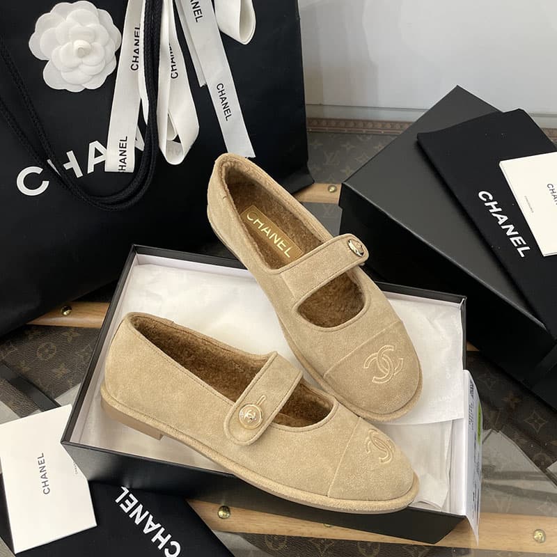 샤넬 25A 메리제인 플랫 슈즈