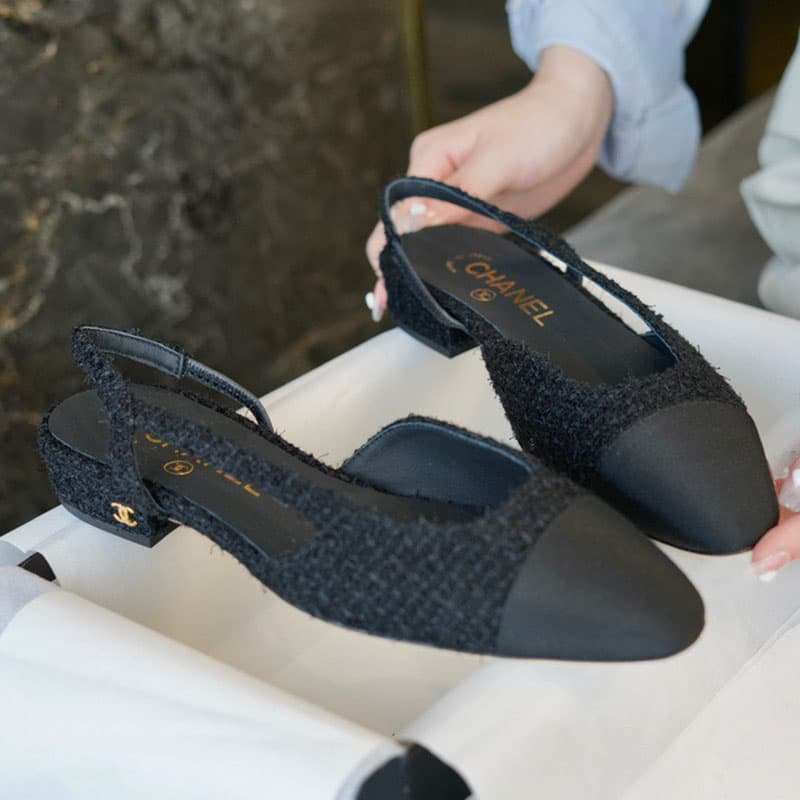 샤넬 25A 트위드 슬링백