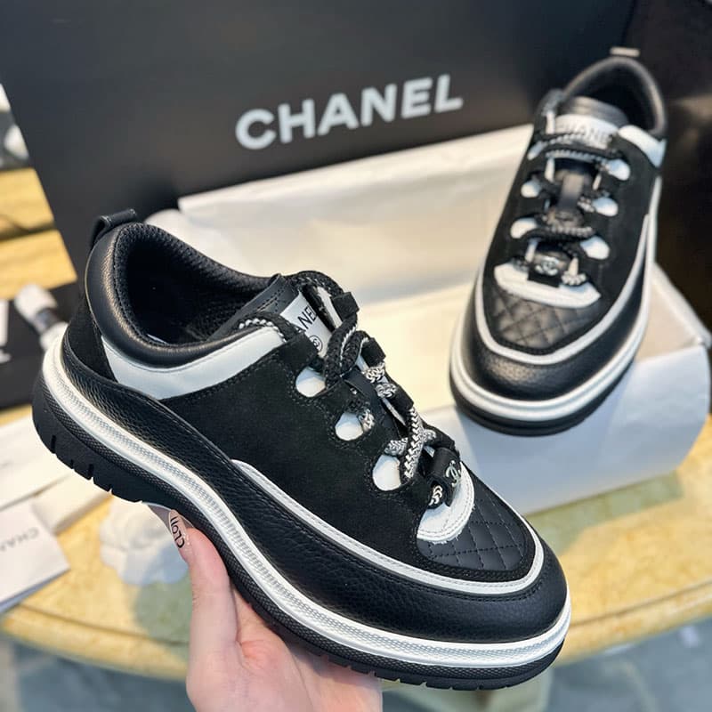 샤넬 25c 스니커즈 블랙