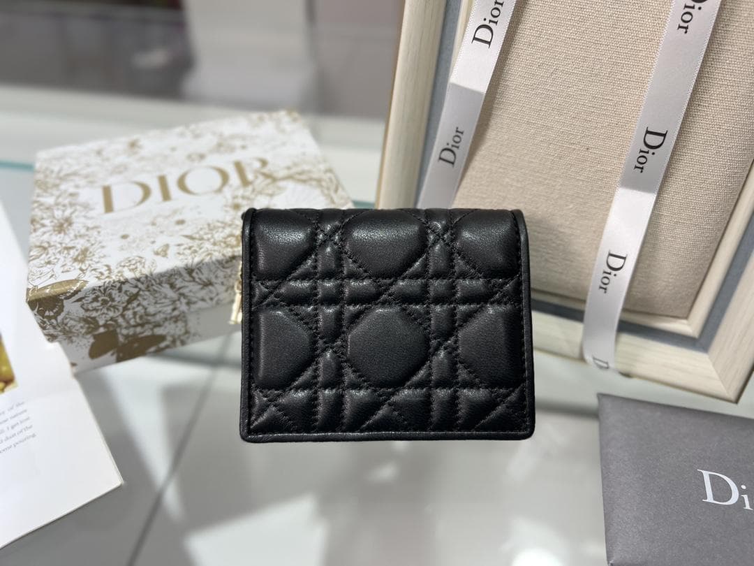 Dior Mini Lady Wallet Cannage