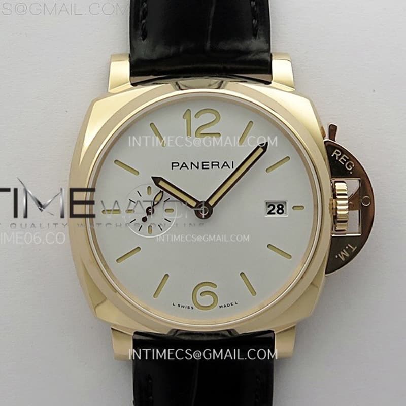 VS공장 파네라이 PAM1336 화이트다이얼 블랙버러스트랩 PAM1336 Y RG VSF 1_1 Best Edition White Dial on Black Leather Strap Asian P900